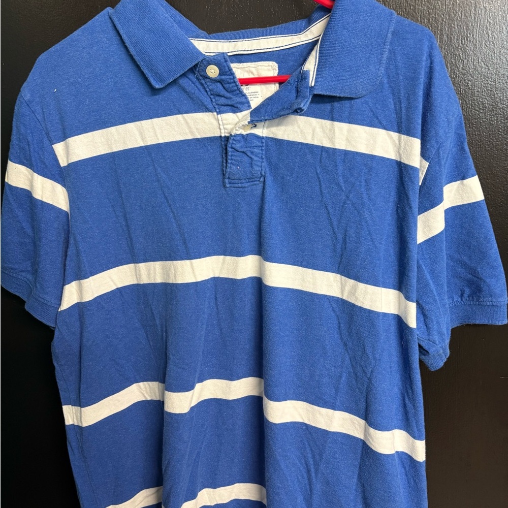 NOBO Blue and White Casual Shirt